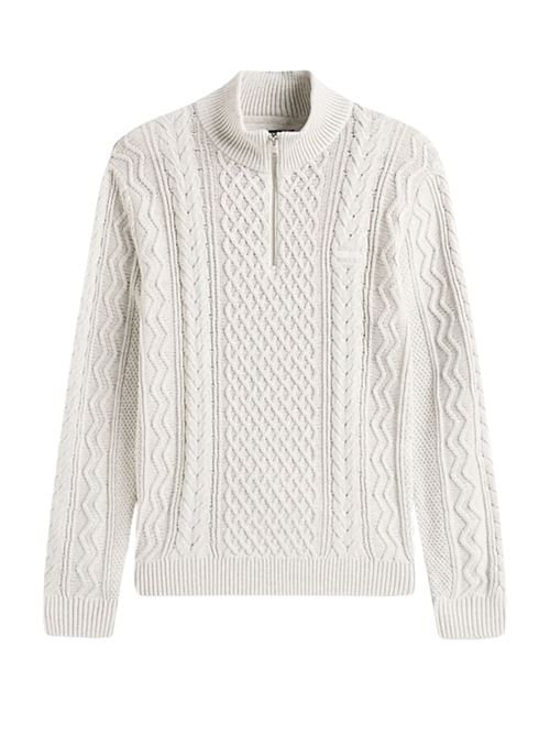 Maglione intrecciato con mezza zip Tommy Jeans | DM0DM221030IM